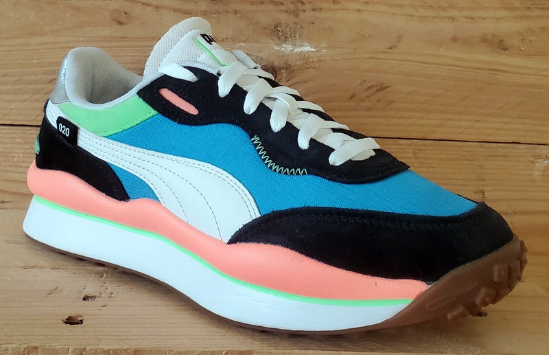 Puma Style Rider Play On Textile Trainers UK6.5/US7.5/EU40 371150-06 Blue/Black