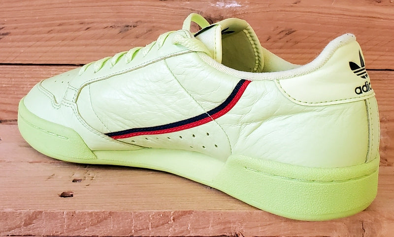 Adidas Continental 80 Leather Trainers UK9.5/US10/EU44 B41675 Semi Frozen Yellow