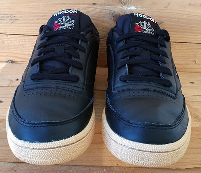 Reebok Club C 85 Low Leather Trainers UK7/US9.5/EU40.5 DV7266 Black/Brown