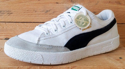 Puma Mallorca Low Canvas/Suede Trainers UK9/US10/EU43 374941-14 White/Navy