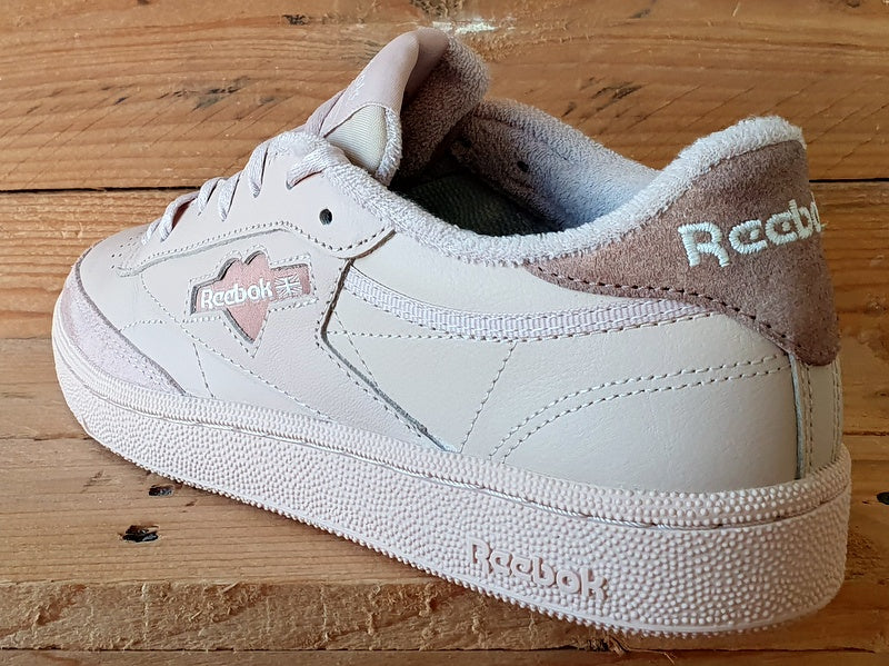 Reebok Club C 85 Low Leather Trainers UK5.5/US8/EU38.5  HQ7100 Soft Ecru