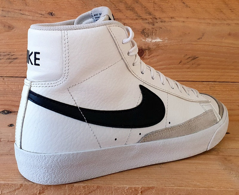 Nike Blazer Mid 77 Leather Trainers UK5.5/US6Y/EU38.5 DA4086-100 White/Black