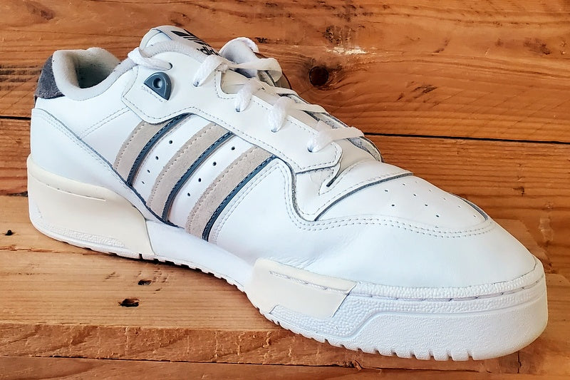 Adidas Rivalry Low Leather Trainers UK12/US12.5/EU47 IE4747 Off White/Grey