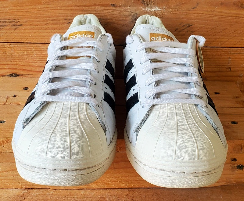 Adidas Superstar Boost Low Leather Trainers UK10/US10.5/E44.5 BB0188 White/Black