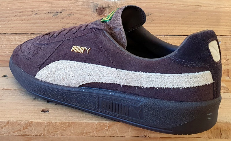 Puma Army Bonanza Low Suede Trainers UK9/US10/EU43 381228-02 Chesnut Brown