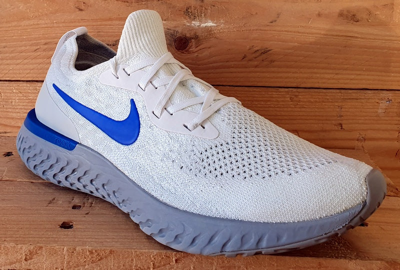 Nike Epic React Flyknit Low Trainers UK7.5/US8.5/EU42 AJ7283-995 Grey/Blue