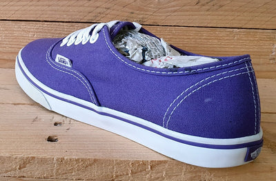 Vans Off The Wall Low Canvas Trainers T375  Purple/White UK4.5/US7/EU37