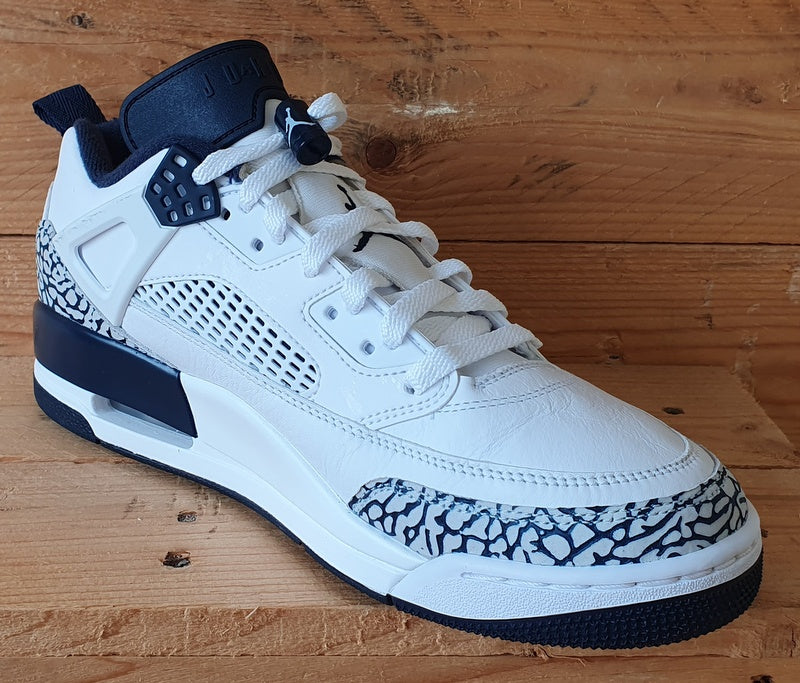 Nike Jordan Spizike Low Leather Trainers UK7.5/US8.5/EU42 FQ1759-104 White/Navy