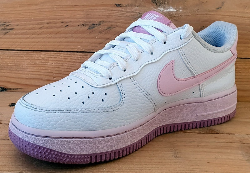 Nike Air Force 1 Low Leather GS Trainers UK4/US4.5Y/EU36.5 CT3839-107 White/Pink