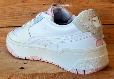 Puma Cali Dream Low Leather Trainers UK6/US8.5/EU39 383112-01 White