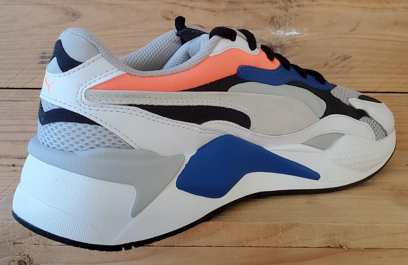 Puma RS-X Prism Low Textile Trainers UK11/US12/EU46 374758-03 Grey/Ultra Orange