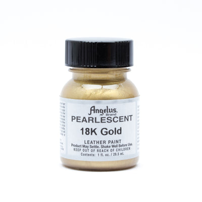 Angelus Pearlescent Acrylic Leather Paint 18K Gold 1fl oz / 30ml Custom Sneakers