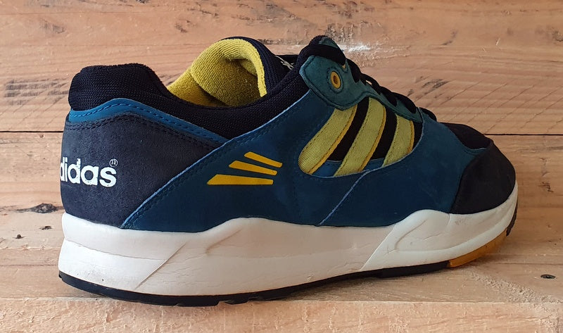 Adidas Tech Super Low Trainers UK9/US9.5/EU43 D67642 Black/Blue/Teal/Yellow