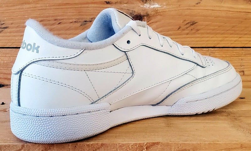 Reebok Club C 85 Low Leather Trainers UK4.5/US7/EU37.5 BS7685 Triple White