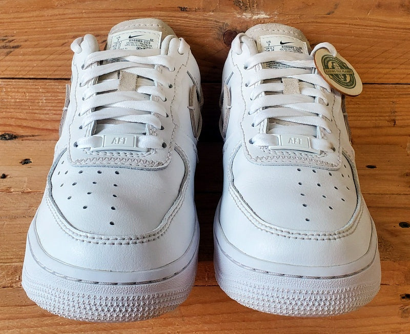 Nike Air Force 1 LX Vandalised Leather Trainers UK4.5/US7/EU38 898889-103 White