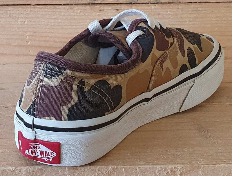 Vans Off The Wall Low Canvas Kids Trainers UK11.5/US12/EU29 721454 Camo