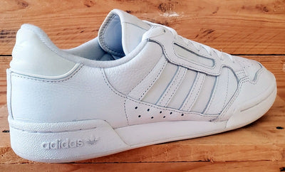Adidas Continental 80 Low Leather Trainers UK10/US10.5/E44.5 GW0188 Triple White