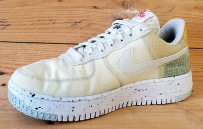 Nike Air Force 1 Crater Textile Trainers UK4/US6.5/EU37.5DO7692-100 Cream/White