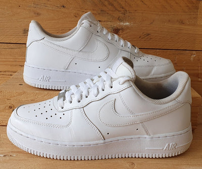 Nike Air Force 1 Low Leather Trainers UK7/US8/EU41 315122-111 Triple White