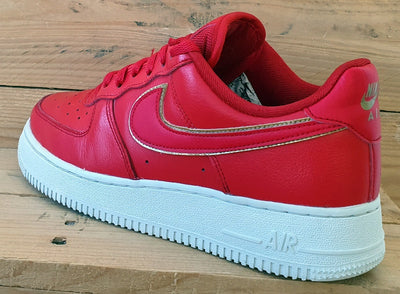 Nike Air Force 1 Low Leather Trainers UK5.5/US8/EU39 AO2132-602 University Red