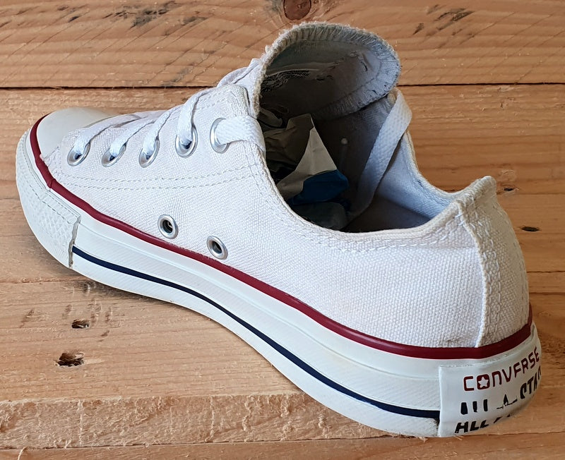 Converse Chuck Taylor All Star Low Canvas Trainers UK4/US6/EU36.5 M7652 White