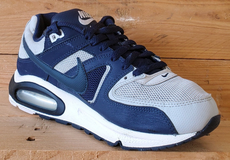 Nike Air Max Command Textile Trainers UK7/US8/EU41 629993-045 Pure Platinum/Navy