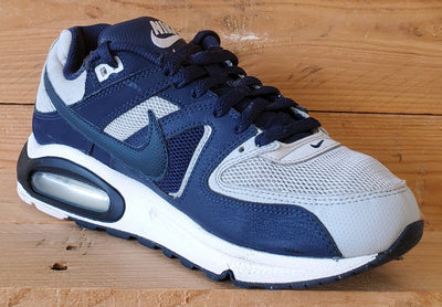Nike Air Max Command Textile Trainers UK7/US8/EU41 629993-045 Pure Platinum/Navy