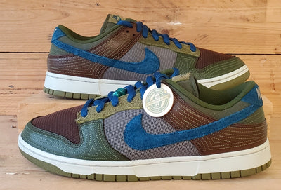 Nike Dunk Cacao Low Textile Trainers UK11/US12/EU46 DR0159-200 Green/Brown