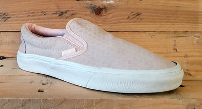 Vans Off The Wall Low Suede Slip On Trainers UK5.5/US8/EU38.5 721454 Pink