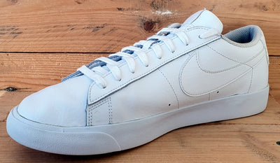 Nike Blazer Low LE Leather Trainers UK10/US11/EU45 AQ3597-100 Triple White