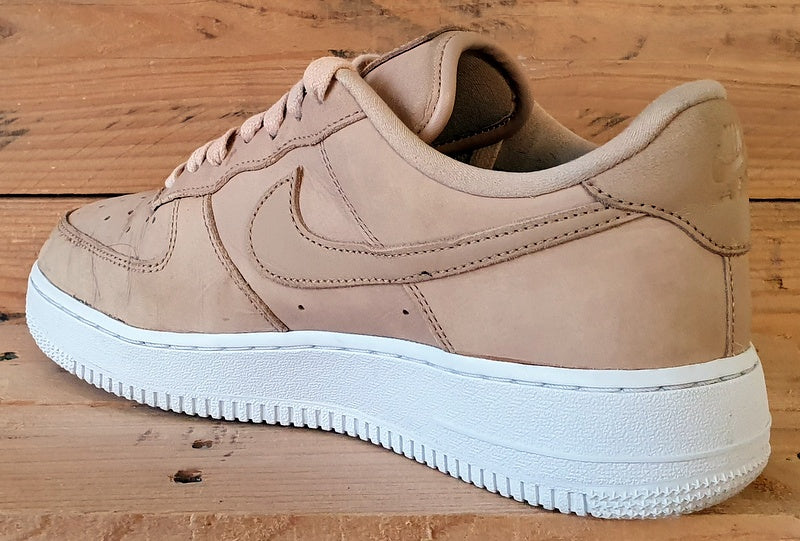 Nike Air Force 1 Premium Low Trainers UK6/US8.5/EU40 DR9503-201 Vachetta Tan