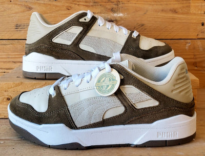 Puma Slipstream Low Leather Trainers UK7/US8/EU40.5 392108-03 Cream/Brown
