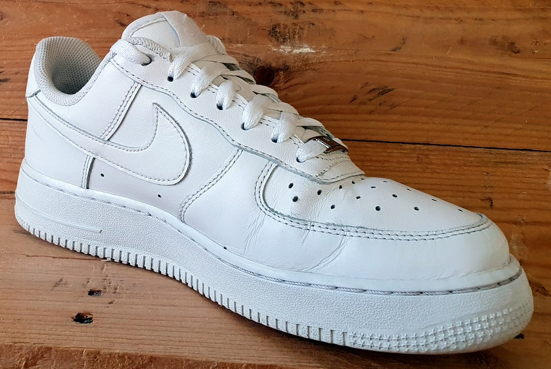 Nike Air Force 1 Low 07' Leather Trainers UK6/US7/EU40 315122-111 Triple White