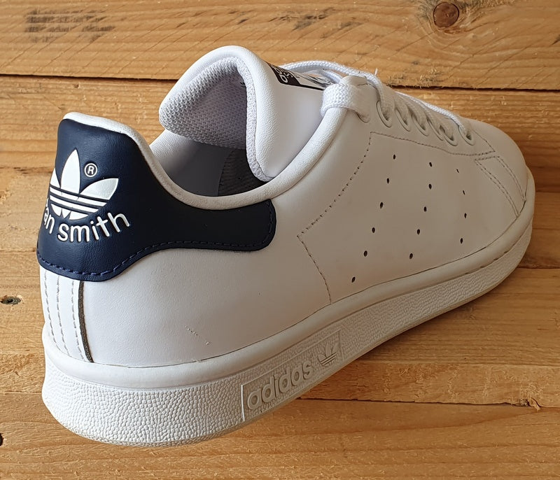 Adidas Stan Smith Low Leather Trainers UK8/US8.5/EU42 M20325 White/Navy Blue