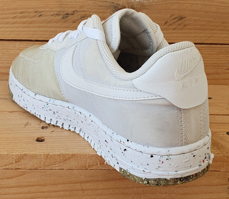 Nike Air Force 1 Crater Low Textile Trainers UK6.5/US9/EU40.5 CT1986-100 White