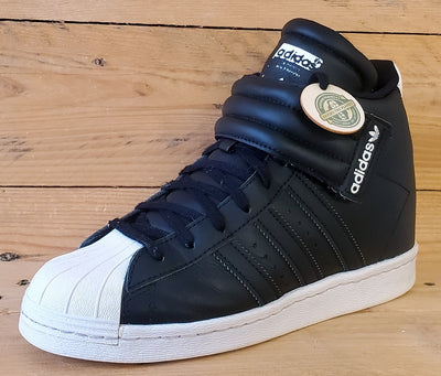 Adidas Superstar Up Mid Leather Trainers UK6/US7.5/EU39 S81350 Black/White