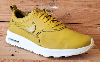 Nike Air Max Thea Premium Leather Trainers UK6/US8.5/EU40 616723-303 Dark Citron
