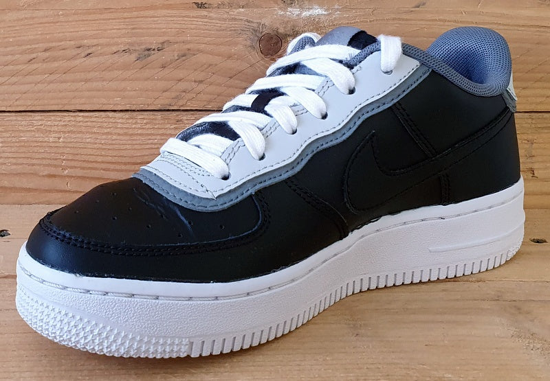 Nike Air Force 1 LV8 Leather Trainers UK4/US4.5Y/EU36.5 BV1084-001 Double Black