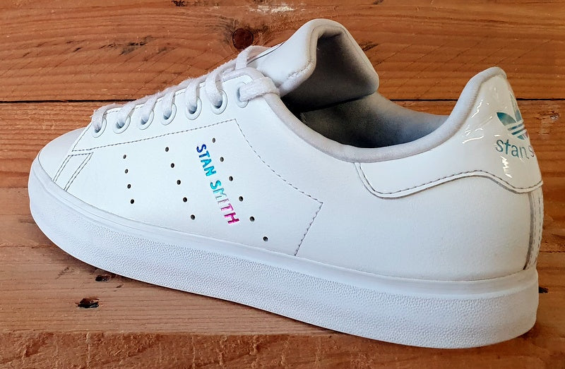 Adidas Stan Smith Low Leather Trainers UK5/US5.5/EU38 GW2521 White/Pink/Blue