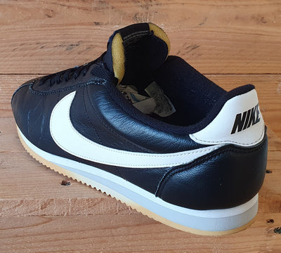 Nike Cortez Premium Low Leather Trainers UK10.5/US11.5/EU45.5 807480-010 Black