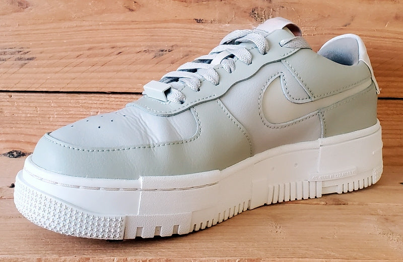 Nike Air Force 1 Pixel Leather Trainers UK5/US7.5/EU38.5 CK6649-104 Stone Bone