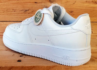 Nike Air Force 1 Low Leather Trainers UK4/US6.5/EU37.5 DD8959-100 Triple White