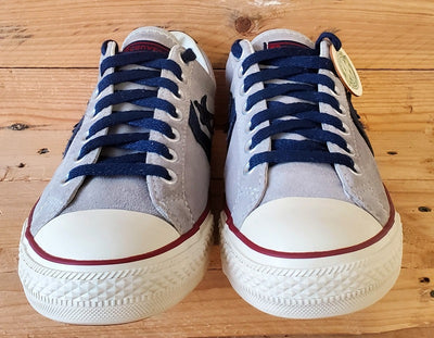 Converse All Star Low Suede Trainers UK8/US8/EU41.5 118771 Grey/Navy/White