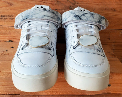 Adidas Forum Bonega Low Leather Trainers UK7.5/US9/EU41 GY1541 White/Marbled