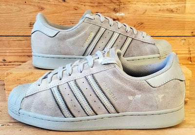 Adidas Superstar Low Suede Trainers UK9/US9.5/EU43 FY2321 Triple Grey