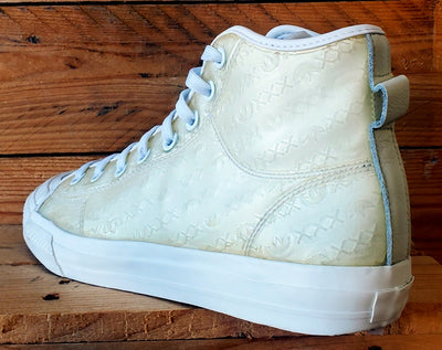 Adidas Nizza Mid Synthetic Trainers UK10.5/US11/EU45 FX2418 White