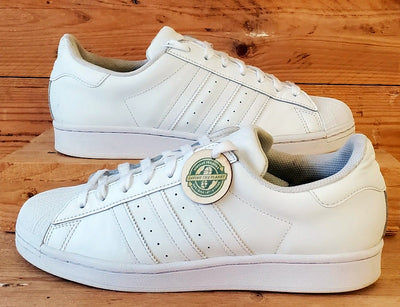 Adidas Superstar Low leather Trainers UK8/US8.5/EU42 EG4960 Triple White