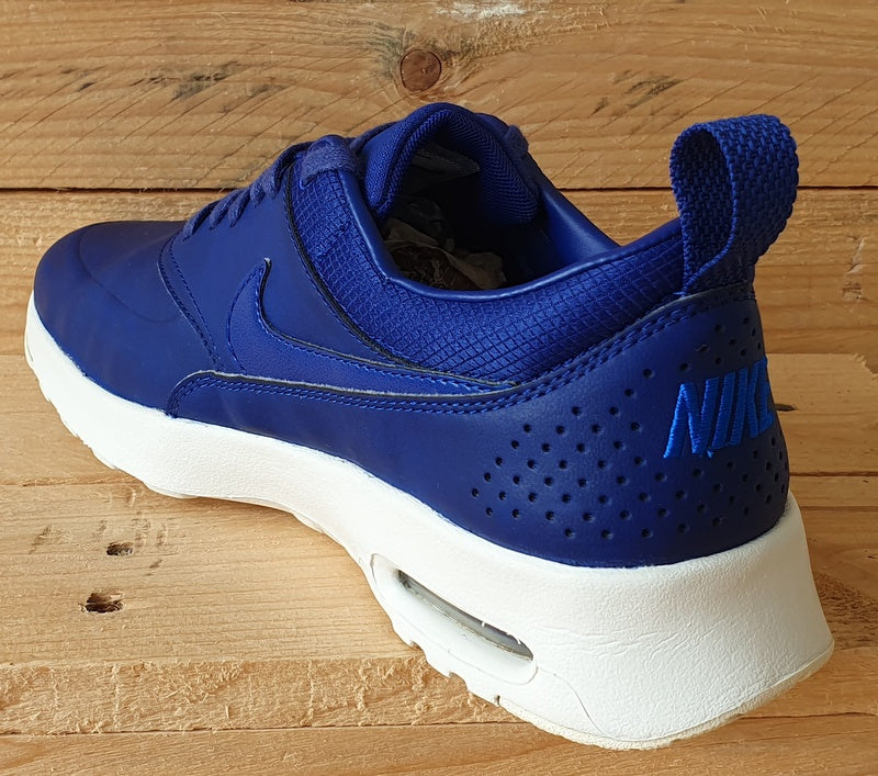 Nike Air Max Thea Premium Leather Trainers UK4/US6.5/E37.5 616723-400 Blue/White