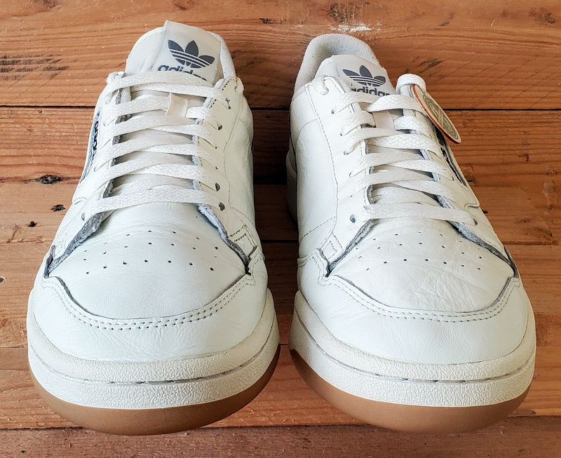 Adidas Continental 80 Low Leather Trainers UK11/US11.5/EU46 EG3877 Off White