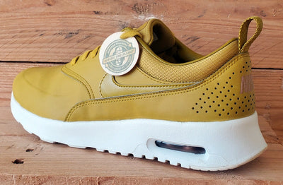 Nike Air Max Thea Premium Leather Trainers UK6/US8.5/EU40 616723-303 Dark Citron